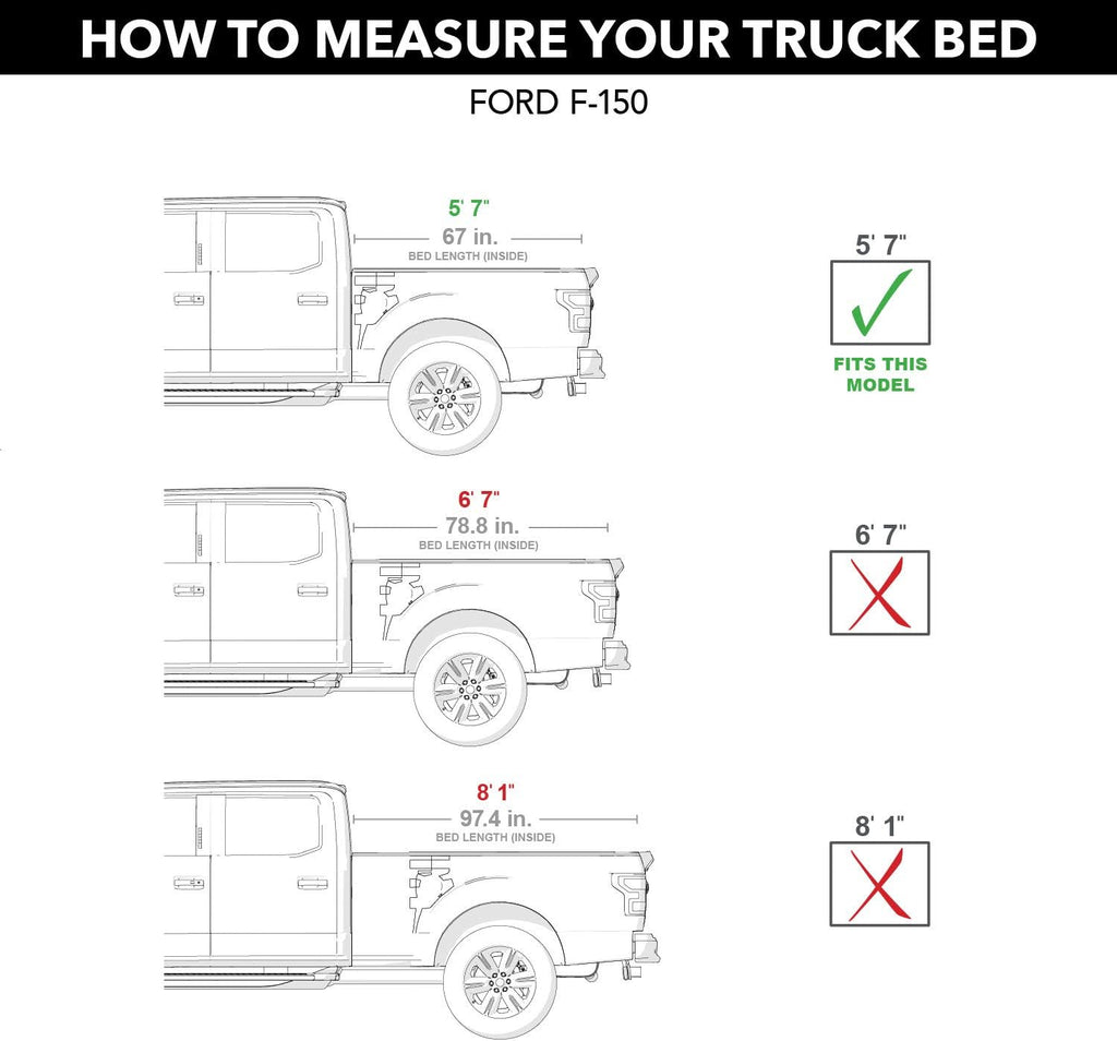 Hard Tri-Fold Truck Bed Tonneau Cover O93532