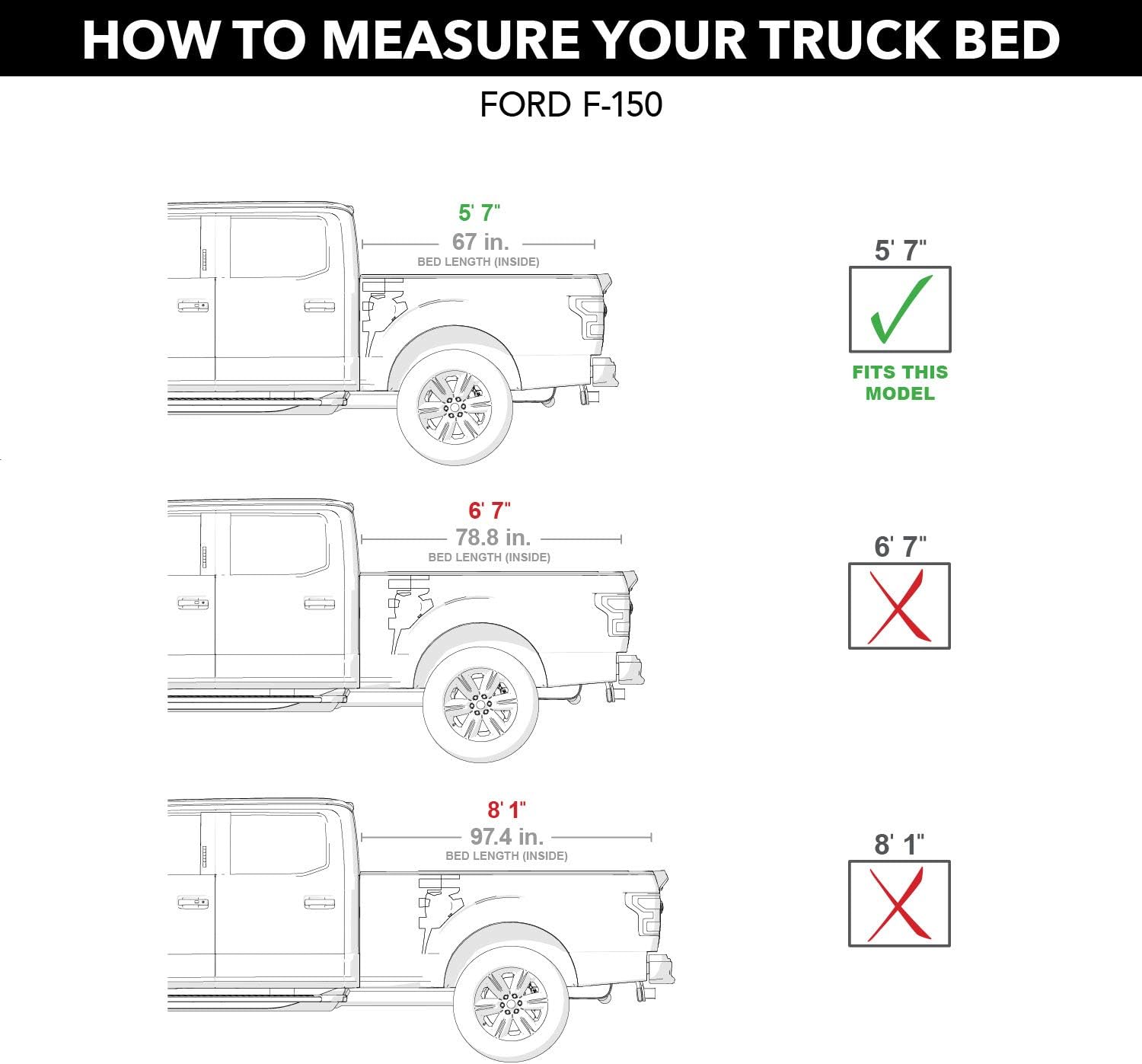 Hard Tri-Fold Truck Bed Tonneau Cover O93532