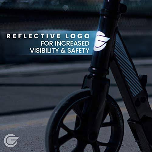 Kick Scooter Foldable Lightweight Adjustable Black C42405