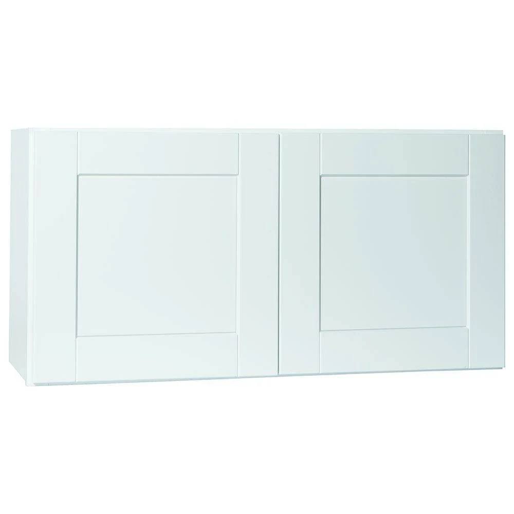 Satin White Wall Bridge Kitchen Cabinet N39578