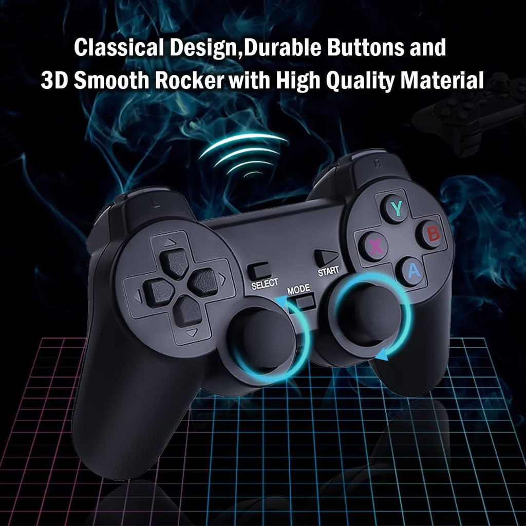 Wireless Retro Game Console Stick with 2 Wireless Controllers, Pack of 2 E512