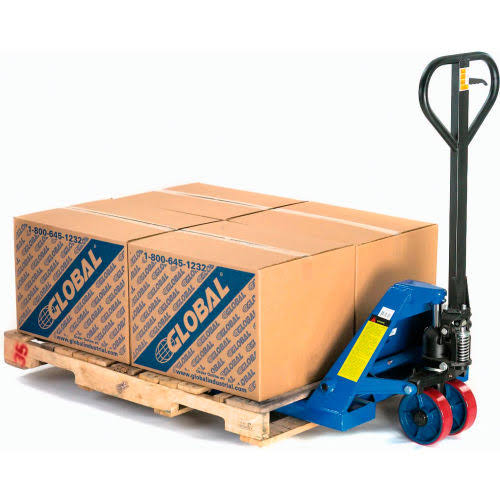 Low-Profile Narrow Fork Pallet Jack Truck 4500 lb. Capacity 21 x 42 B93136
