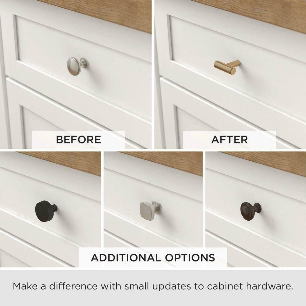 Brushed Steel Bar Cabinet Knob 24-Pack M900