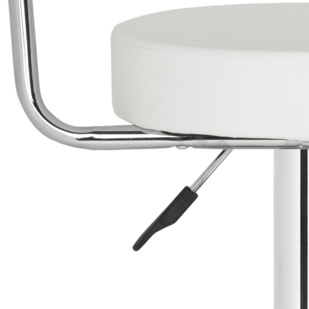 White Swivel Bar Stool G70848