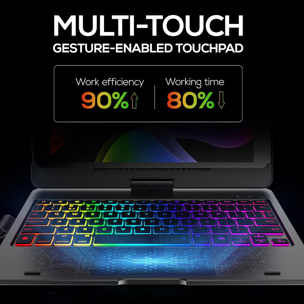 Black Keyboard Case for iPad 9th Generation D709242