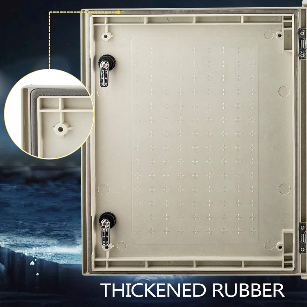 20 x 16 x 8 Inches Wall Mounted Waterproof Electrical Enclosure with Mounting Plate L62164