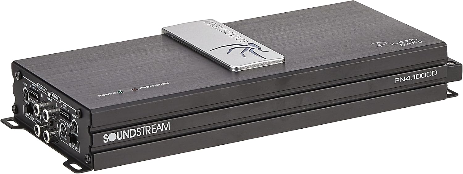 Gray 4-Channel Class D Amplifier Q5147