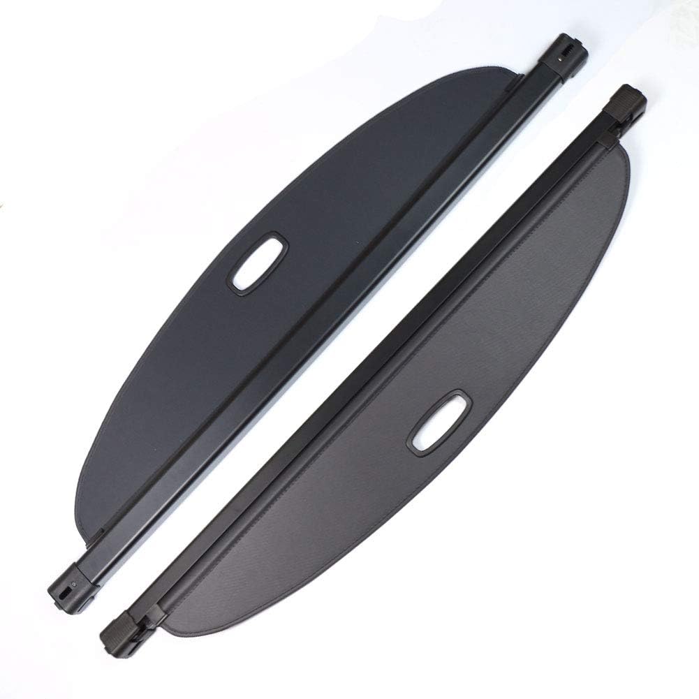 Black Retractable Car Cargo Cover Pack of 2 Q9739