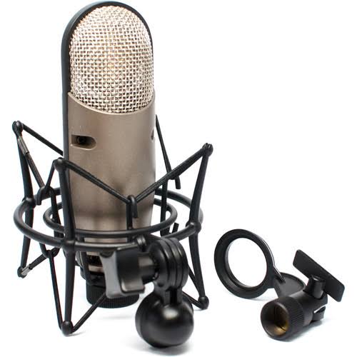 Variable-Pattern Condenser Mic with Shockmount + Pop Filter + XLR Cable B4675