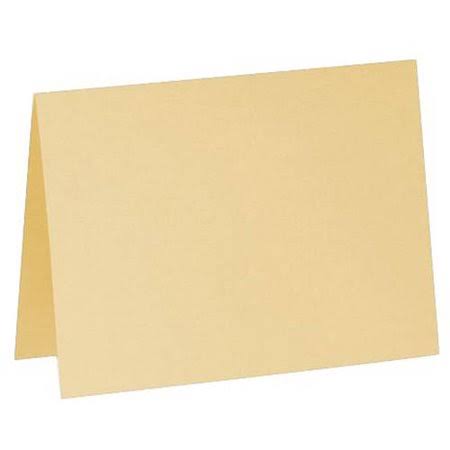 Blonde Metallic Folded Card (250 Qty.) P425