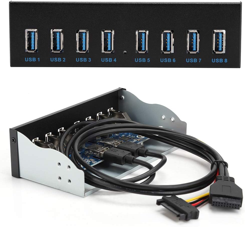 USB3.0 8 Port Hub Optical Drive Front Panel Adapter A63594