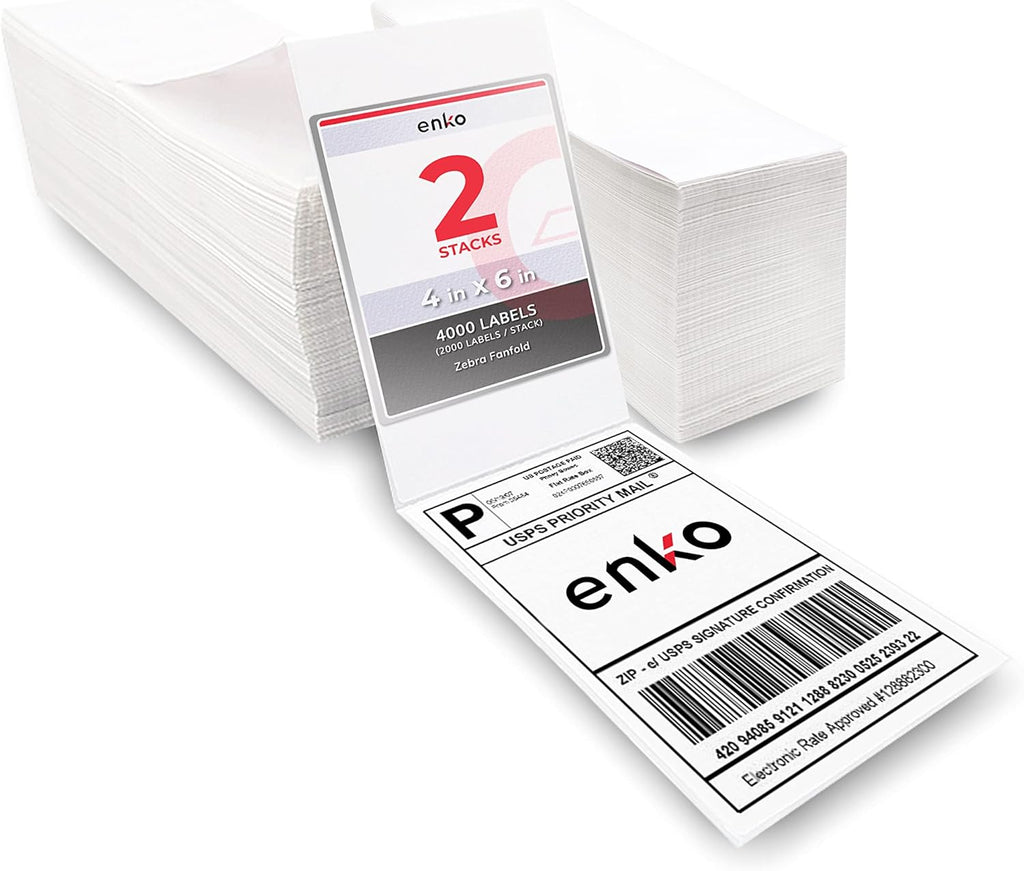 4 x 6 Direct Thermal Address & Shipping Labels H350817