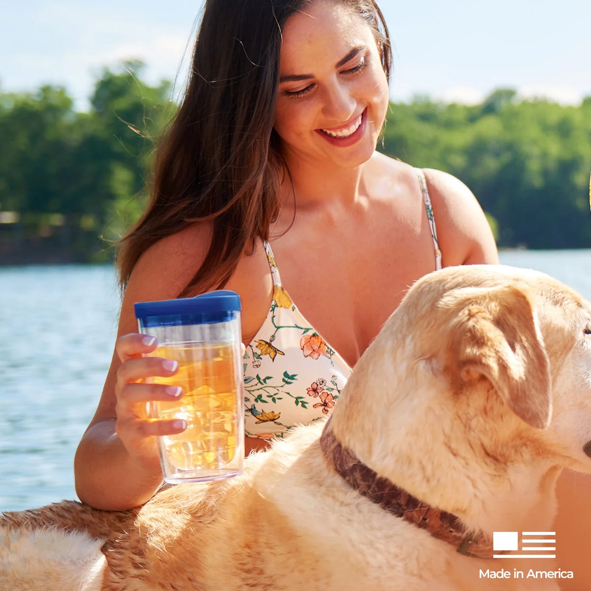 Double Walled Insulated Tumbler Travel Cup, 16oz I73275