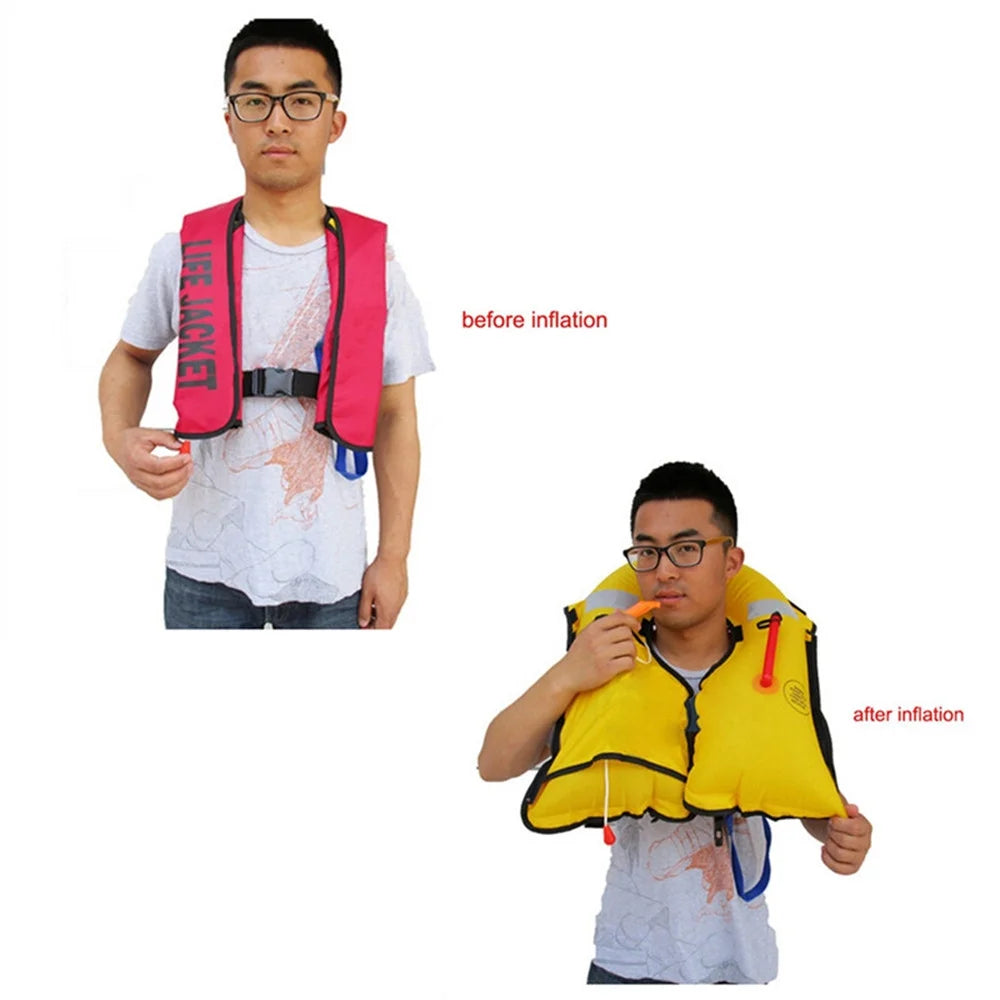 Automatic Inflatable Life Jacket Adult Swim Vest J187