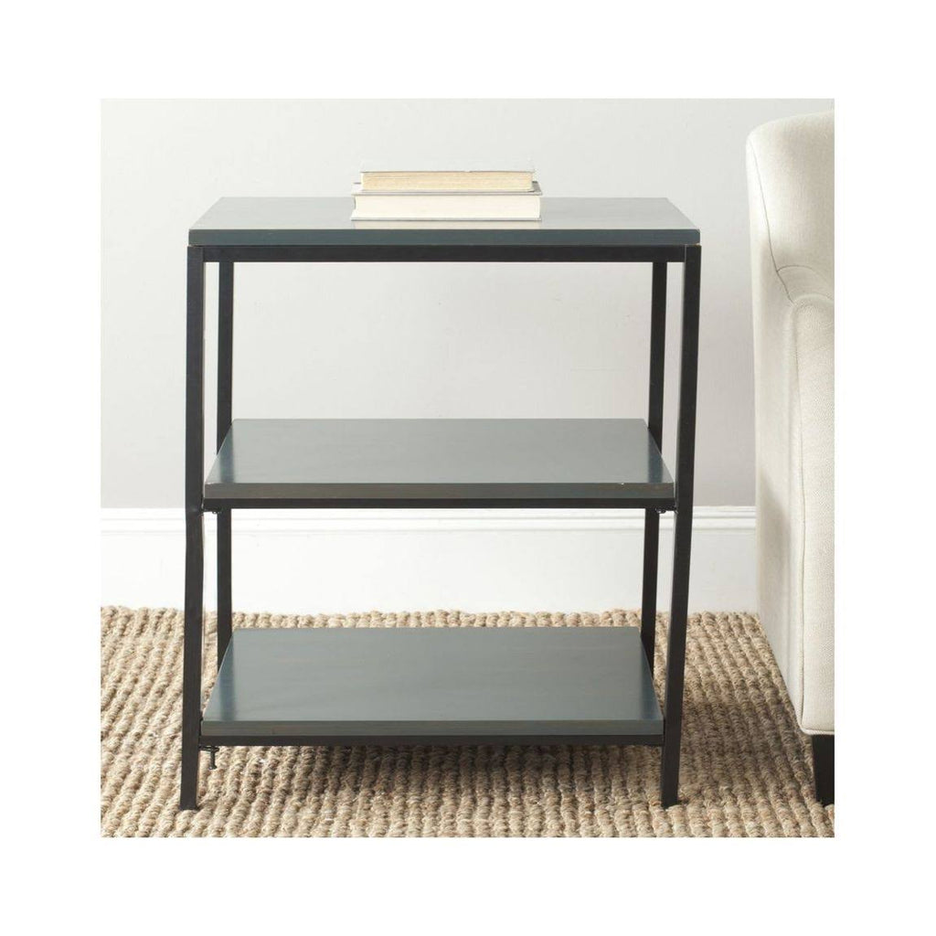3 Tier Steel Teal Shelf Unit J659387