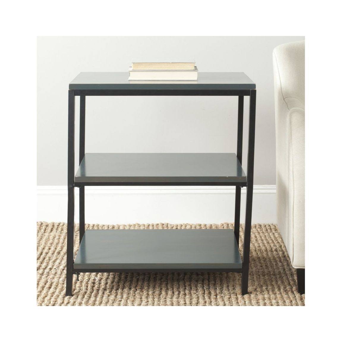3 Tier Steel Teal Shelf Unit J659387