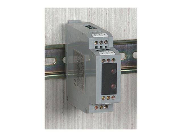 RS-422 and RS-485 DIN Rail Optical Isolator/Repeater, 460.8 Kbps L1040