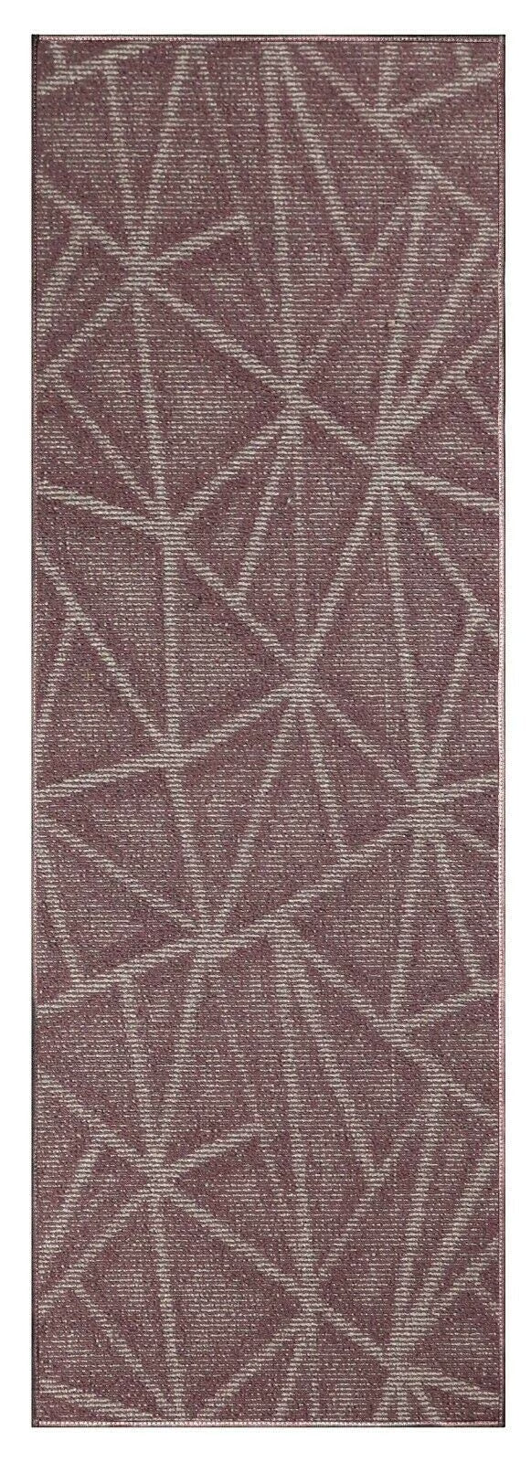 Purple 6' x 12' Solid Color Area Rug K448
