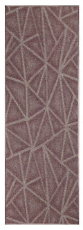 Purple 6' x 12' Solid Color Area Rug K448