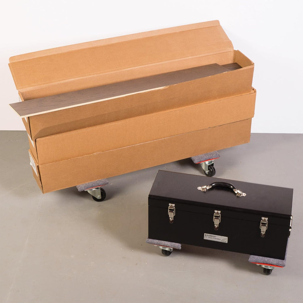 Red 2-Pack Heavy Cargo Moving Dollies with Ball Bearing Wheels D69894