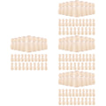 120 Pcs Unfinished Wooden Peg Dolls J391
