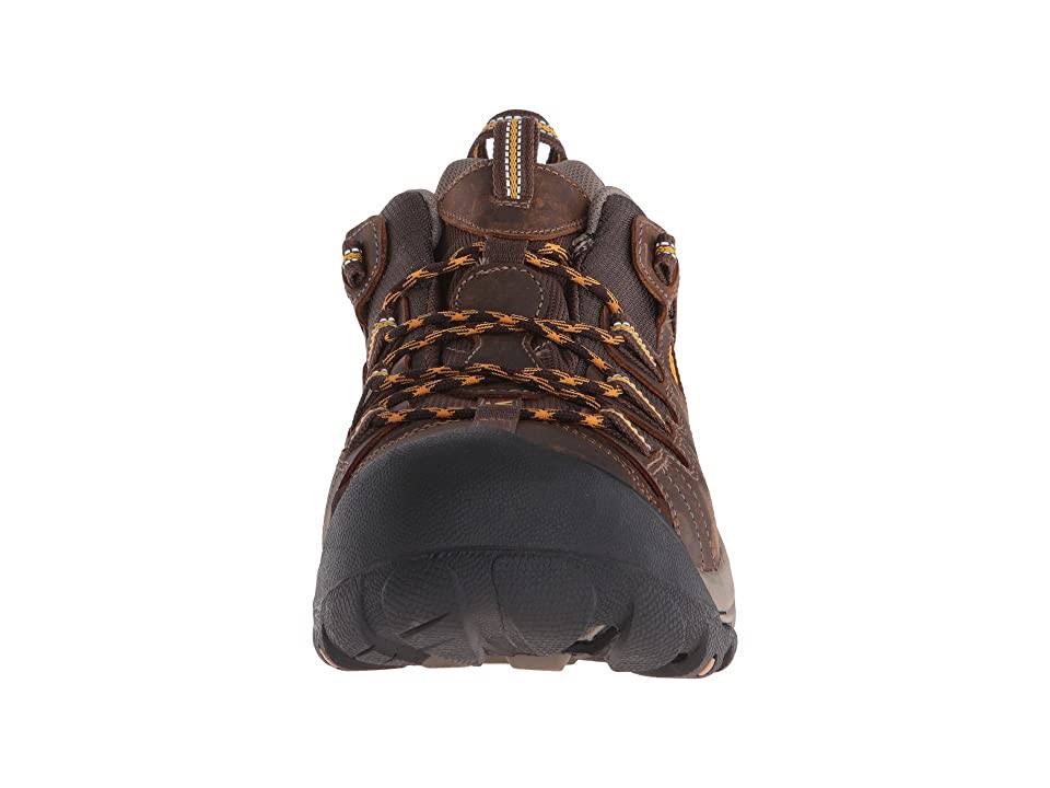Cascade Brown Golden Yellow Men's Hiking Shoes Size 7.5 Wide L741