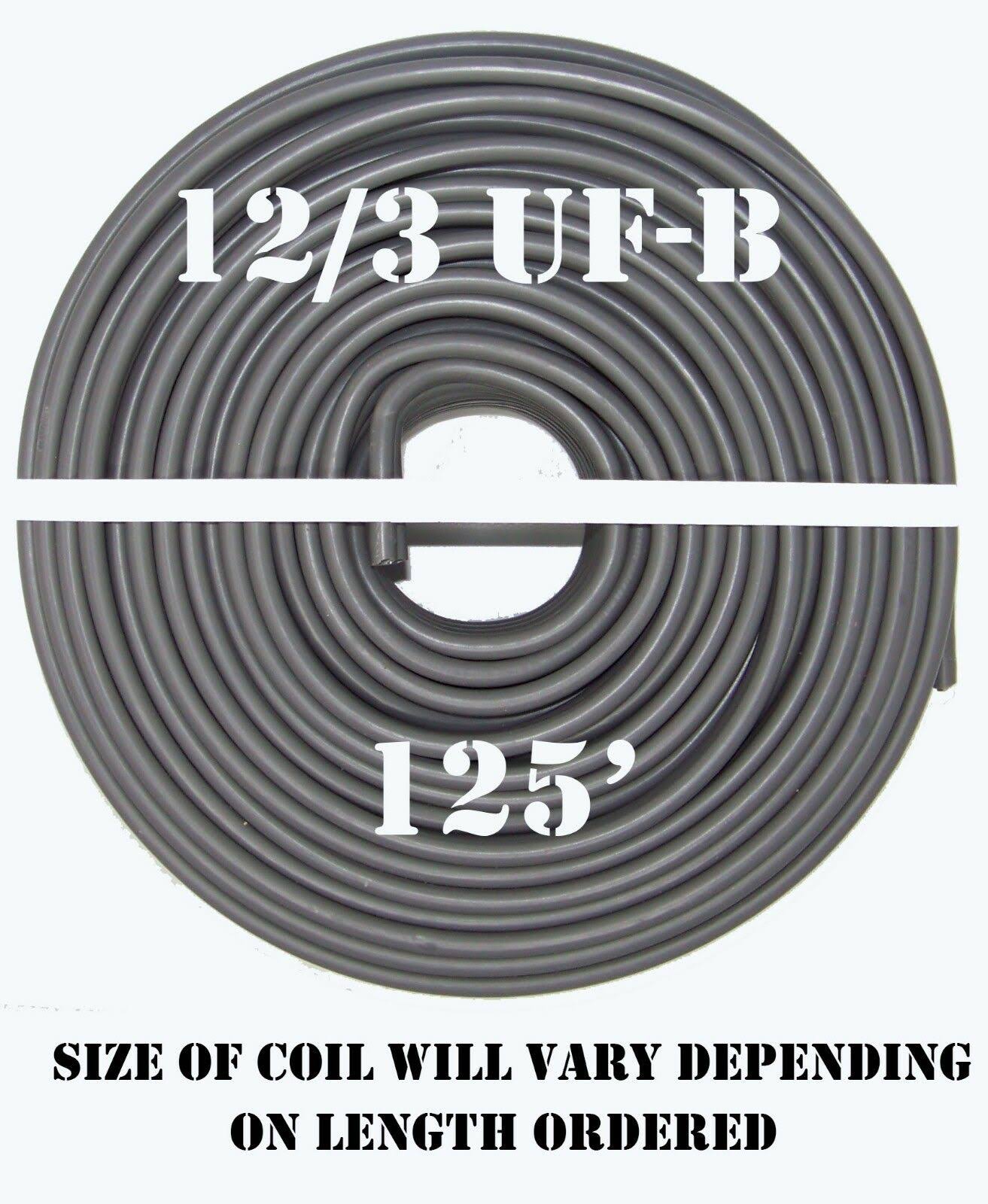 12/3 UF-B x 125& Underground Feeder Cable X863