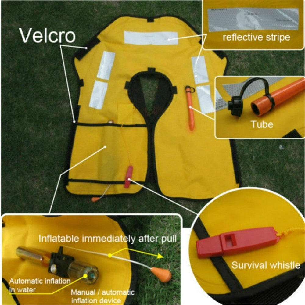 Automatic Inflatable Life Jacket Adult Swim Vest J187