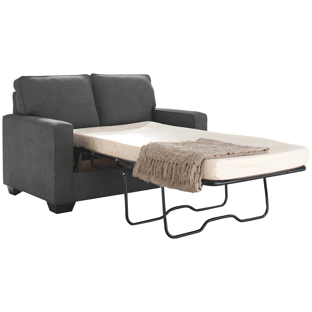 Zeb Charcoal Twin Sofa Sleeper A21718