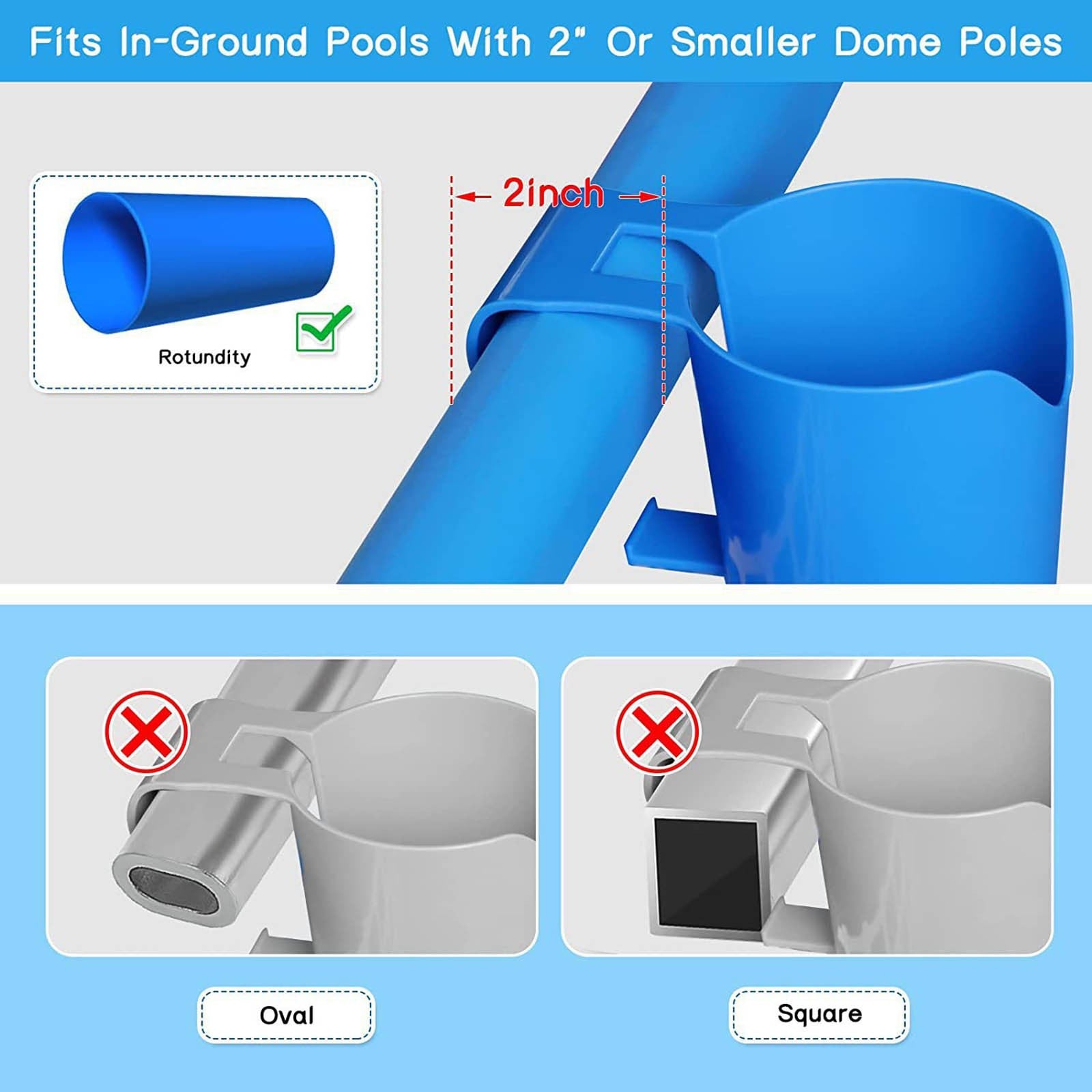 Blue Pool Drink Holder Cup Holder Y99308