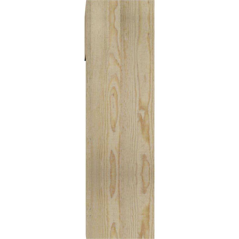 Rough Sawn Bracket with Offset Brace, Douglas Fir L59578