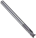 Solid Carbide 3 Flute Corner Radius End Mill with TiAlN Finish U687