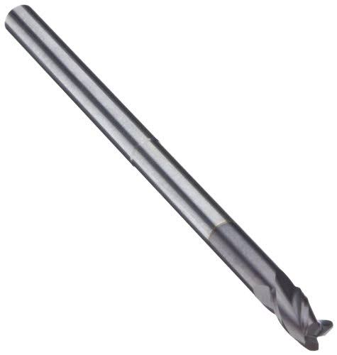 Solid Carbide 3 Flute Corner Radius End Mill with TiAlN Finish U687