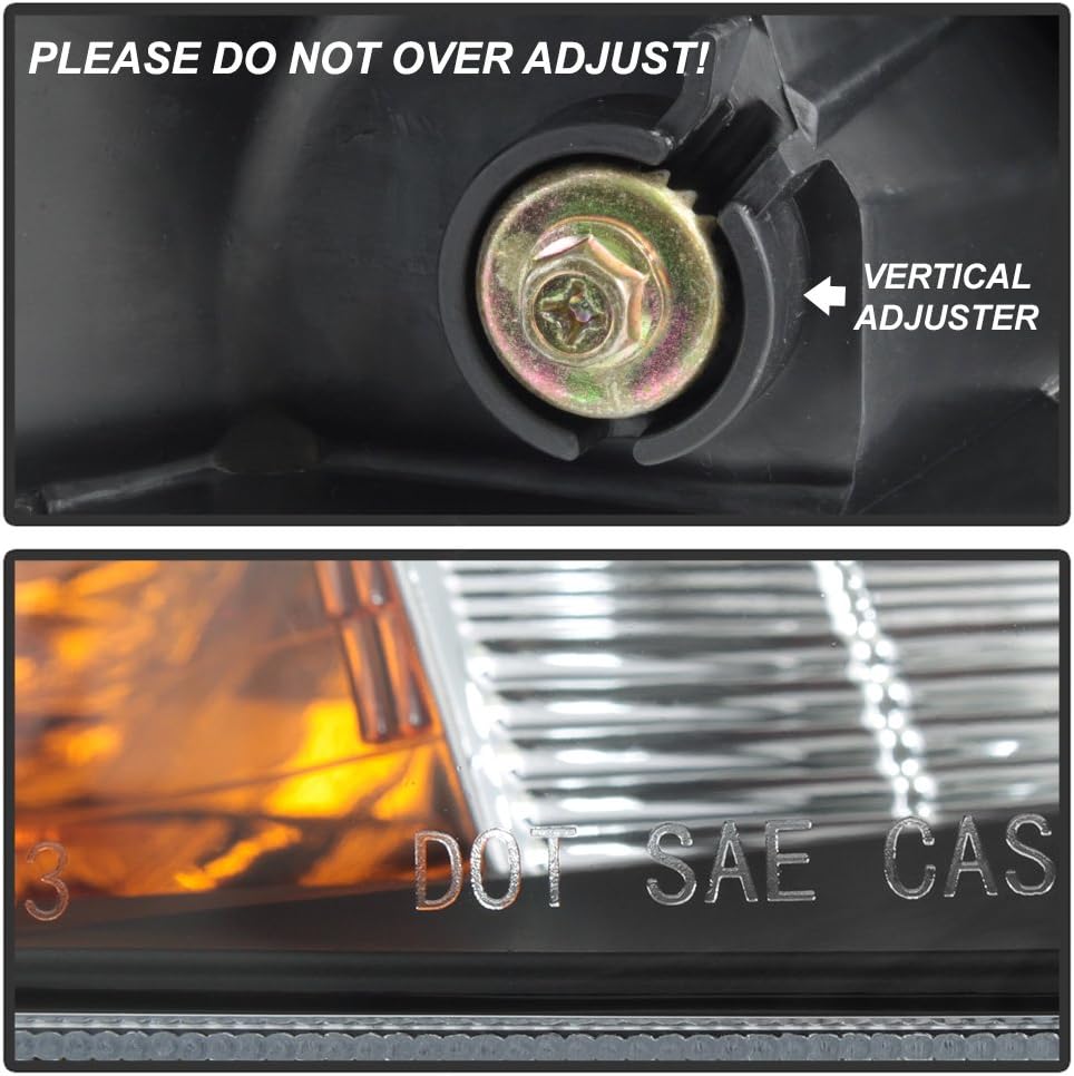 2008-2012 Honda Accord 4-Door Sedan Headlights Front Headlamps Assembly Driver + Passenger Side O77987