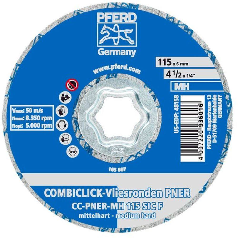 COMBICLICK Unitized Disc 4-1/2x22 Silicon Carbide Fine Medium-Hard (5pk) N186