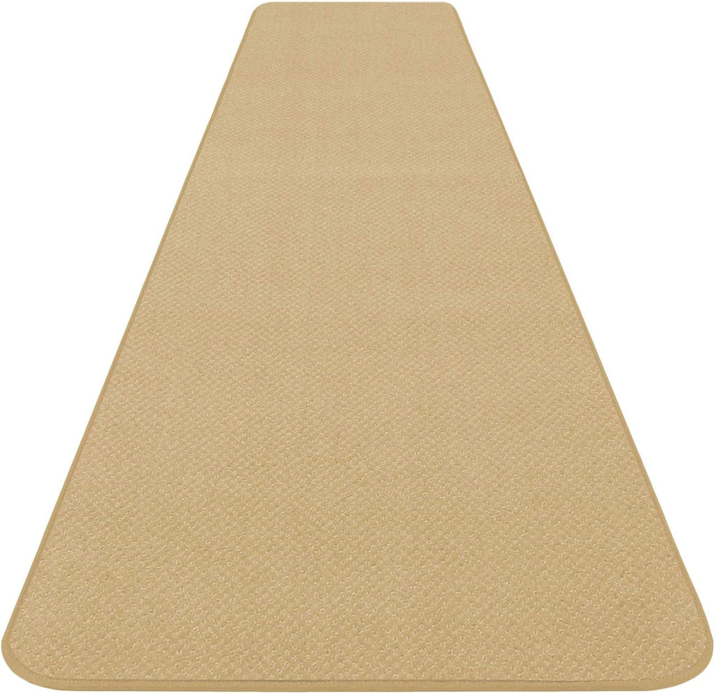 Skid-Resistant Carpet Runner - Camel Tan - 8 Feet X 27 Inches A2274