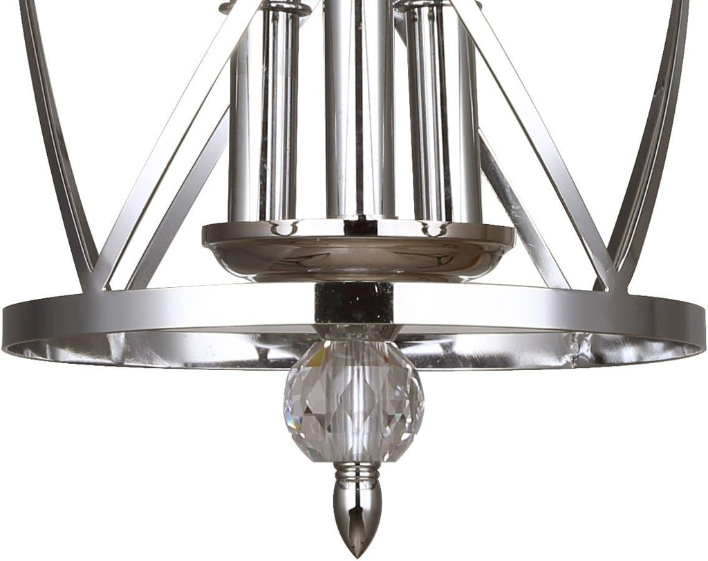 Chrome 3-Light Chandelier H150820