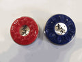 4 Red & 4 Blue Shuffleboard Weight Set O411