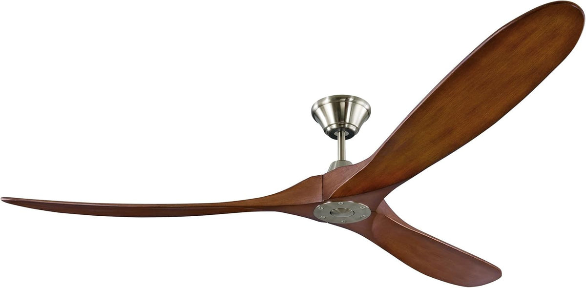 Matte Black 52 Outdoor Ceiling Fan with Remote Control A382322