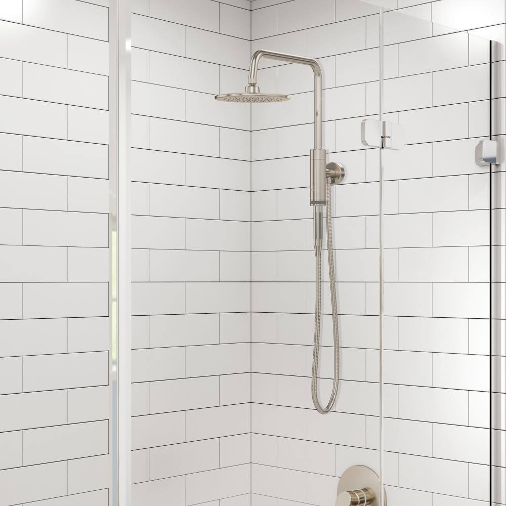 Brushed-Nickel Shower System E713430