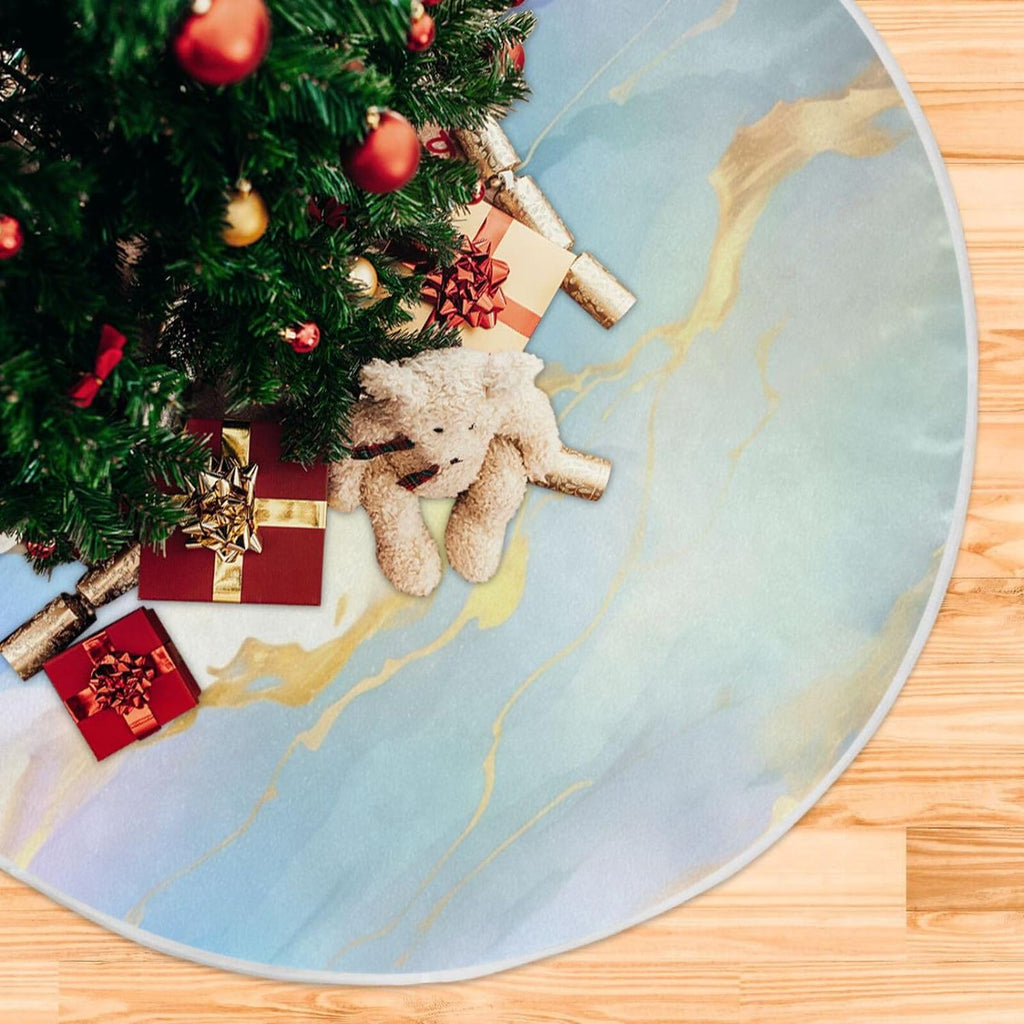 Marble Christmas Tree Skirt 47.2 in H254
