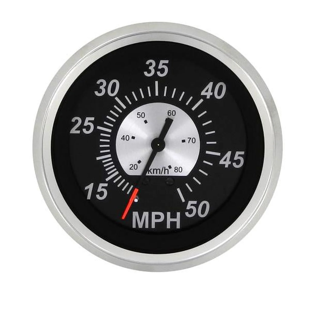 Black 3" Speedometer Dial Range 0-50 mph B54804