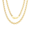 10k Yellow Gold 5mm Rolo Chain Necklace 18" - 24" M68516