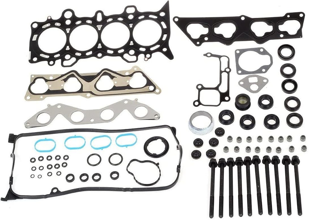 Head Gasket Set with Head Bolts Compatible with Civic DX LX 2001-2005 VTEC D17A1 1.7L Pack of 2 A850849
