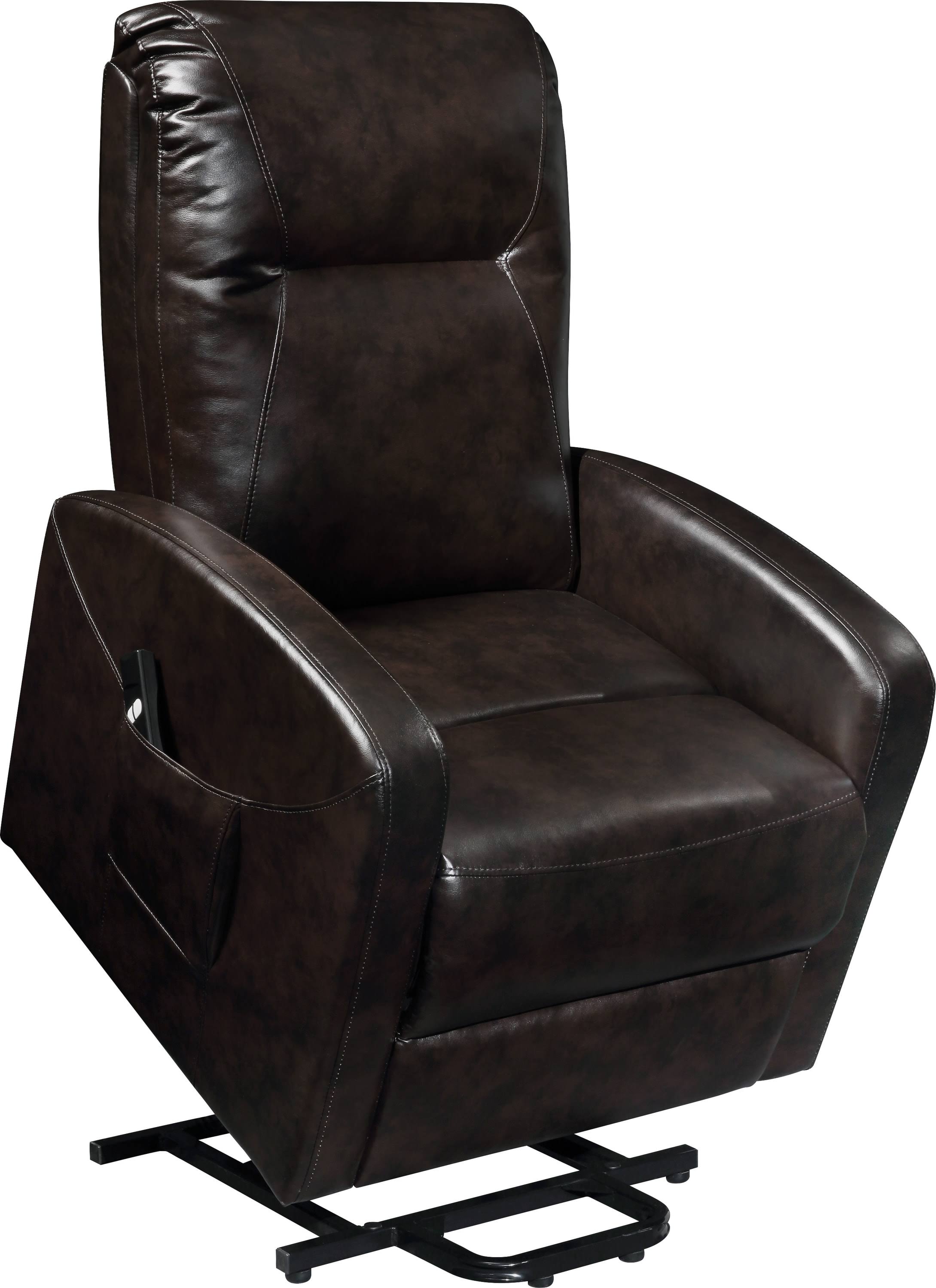 Espresso PU Power Lift Recliner S28591