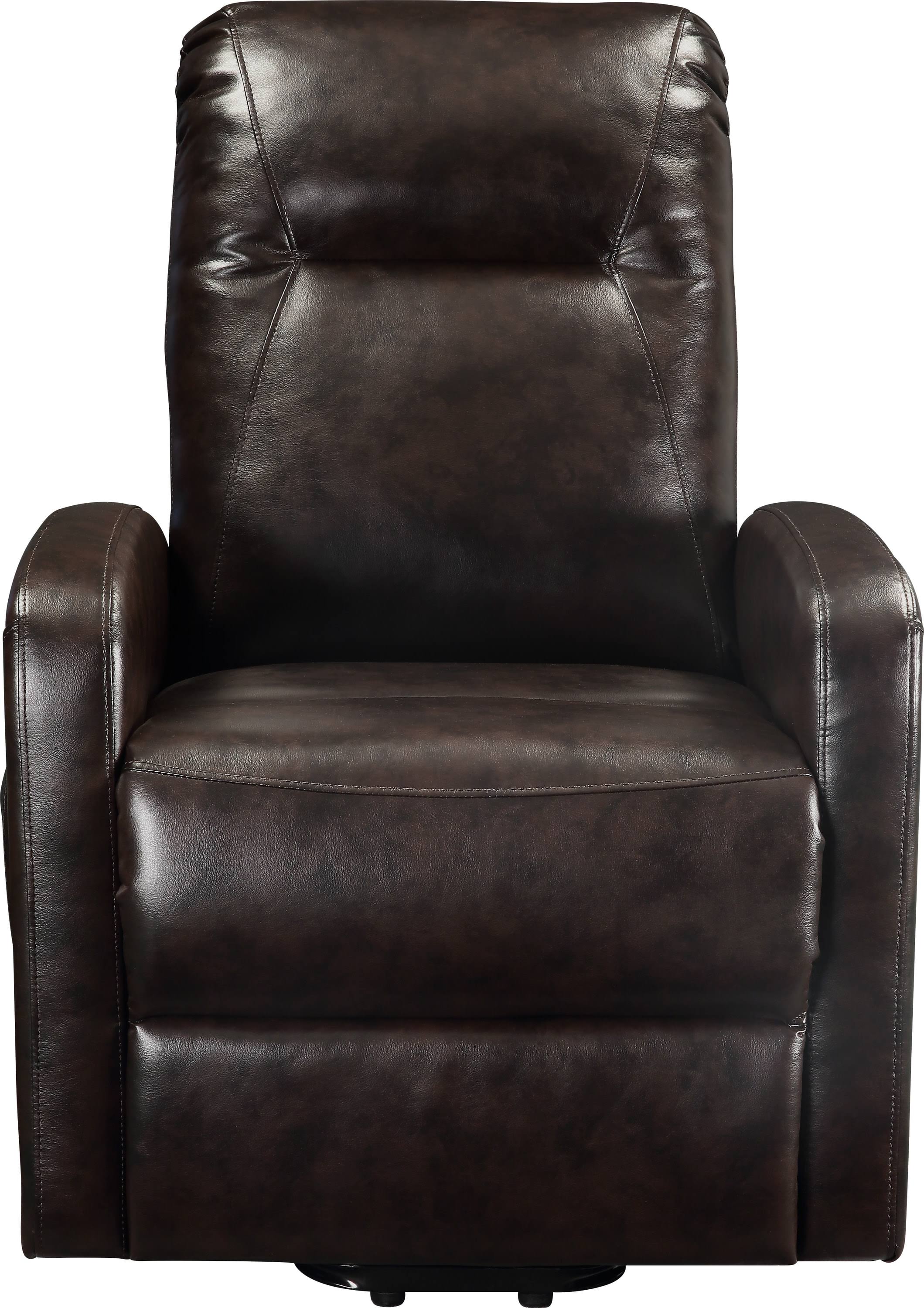 Espresso PU Power Lift Recliner S28591