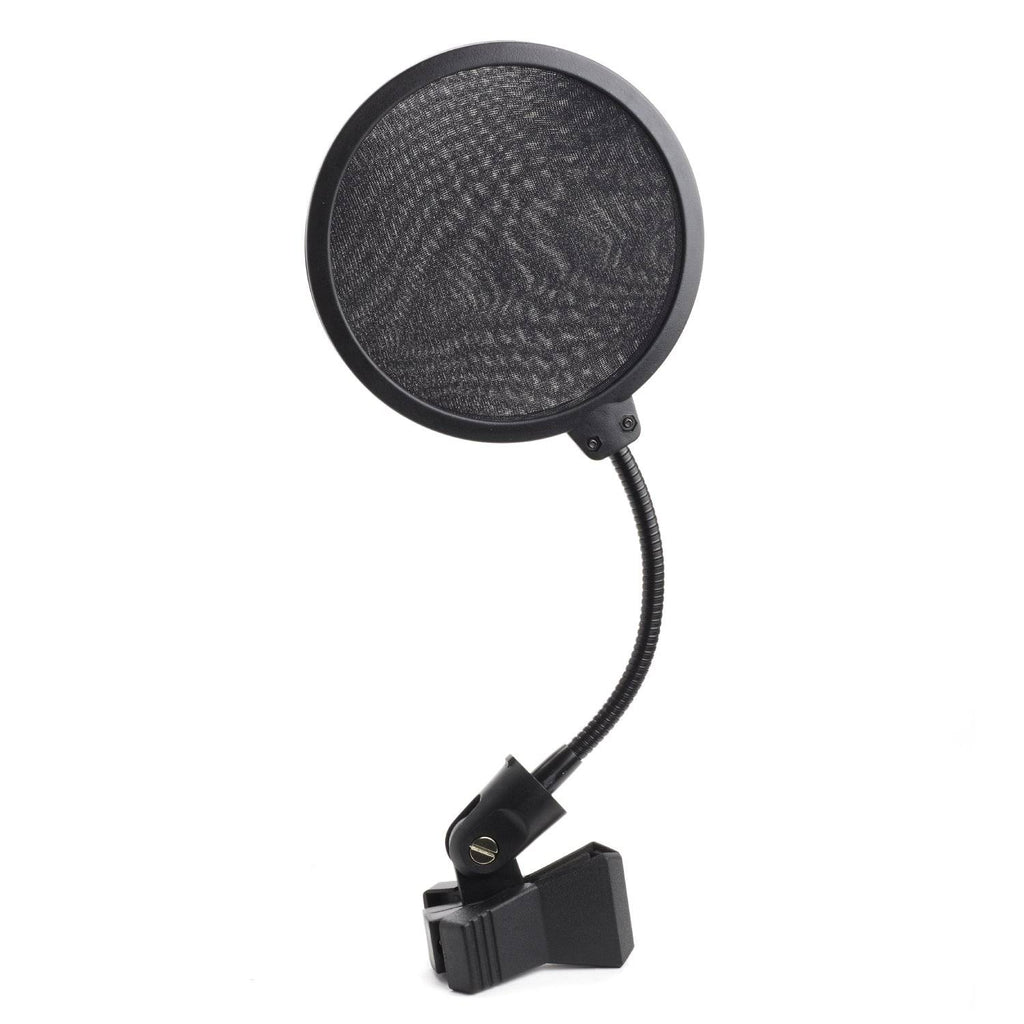 Variable-Pattern Condenser Mic with Shockmount + Pop Filter + XLR Cable B4675