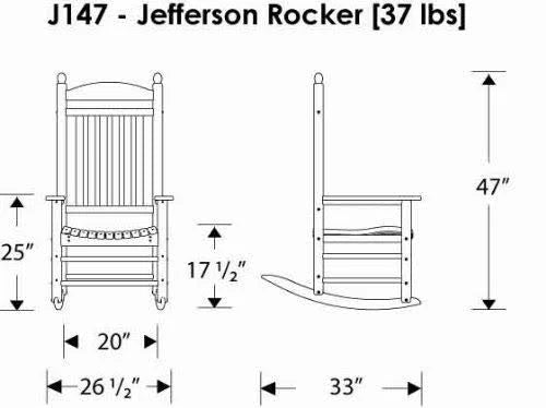 Slate Grey Rocker Chair E890491