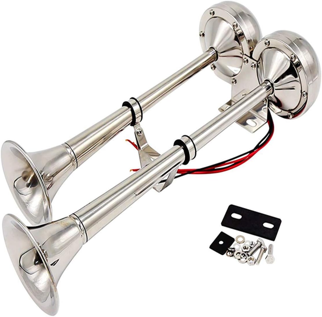 150DB 12V Stainless Steel Double Horn Q528