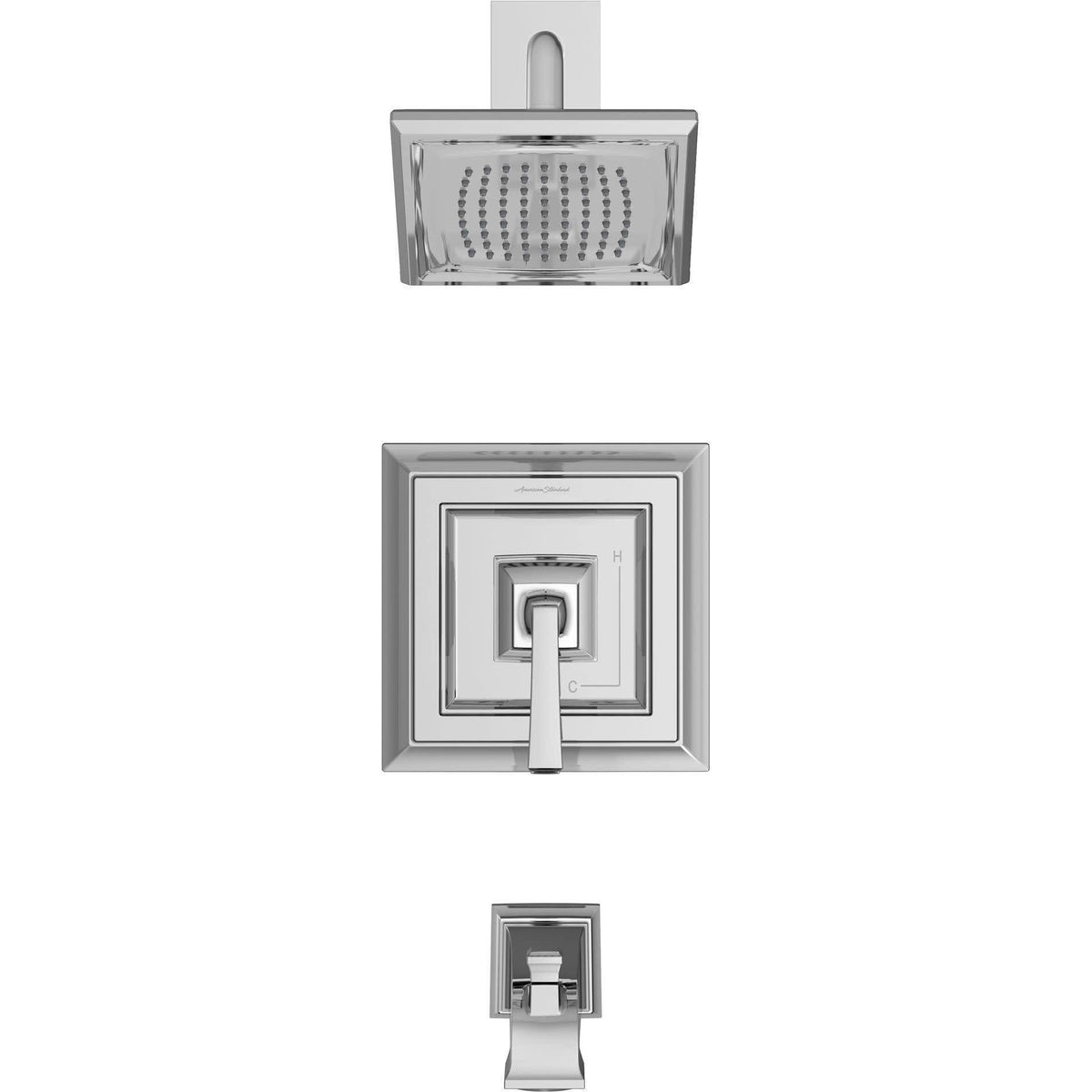 Brushed Nickel Tub and Shower Valve Trim Kit T2636